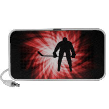 Hockey rouge haut-parleurs mp3