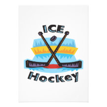Hockey sur glace faire-parts