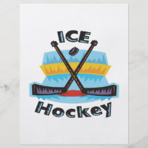 Hockey sur glace tract personnalisé