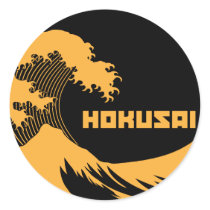 Hokusai - la grande vague autocollants