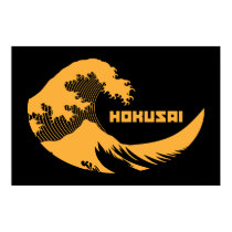 Hokusai - la grande vague posters