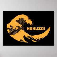 Hokusai - la grande vague posters