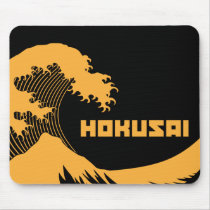 Hokusai - la grande vague tapis de souris