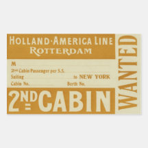 Holland America Line Rotterdam Autocollants
