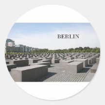 Holocauste de l'Allemagne Berlin (St.K) Autocollant Rond