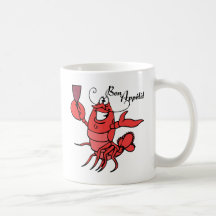 Homard d'Appetit de fève Mugs