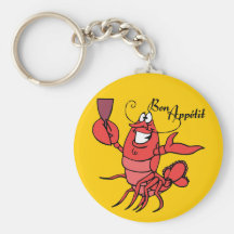 Homard d'Appetit de fève Porte-clefs