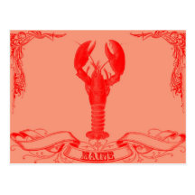 homard du Maine Carte Postale