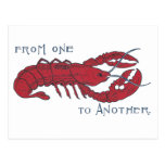 Homard vintage cartes postales