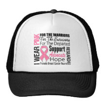 HOMMAGE rose de ruban d'usage du cancer du sein I Casquettes De Camionneur