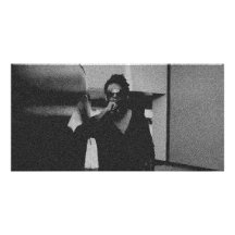 Homme dans le noir modèle pour photocarte