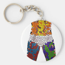 Homme dans les sous-vêtements porte-clé