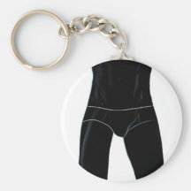 Homme dans les sous-vêtements porte-clefs