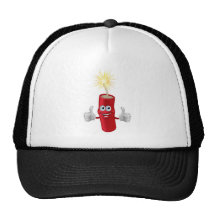 Homme de dynamite ou de pétard casquette