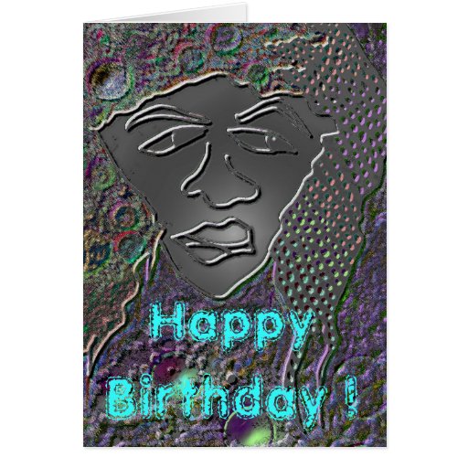 - Homme de Rasta - joyeux anniversaire ! Carte