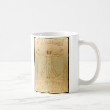 Homme de Vitruvian par Leonardo da Vinci Mugs À Café