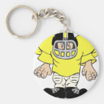 Homme du football porte-clés
