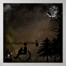 Homme et son chat affiche