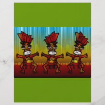 hommes hawaïens de 1312743176_Vector_Clipart Tiki Tract Customisé