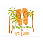 Honeymooning au St Lucia Carte Postale