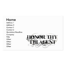 Honorez Thy agent du FBI Cartes De Visite Personnelles
