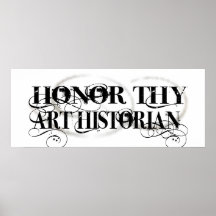 Honorez Thy historien d'art Poster
