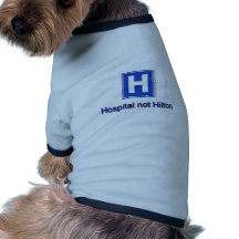 Hôpital T-shirt Pour Chien