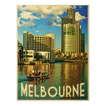 Horizon Australie de Melbourne Carte Postale