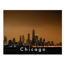 Horizon de Chicago au centre de John Hancock Cartes Postales
