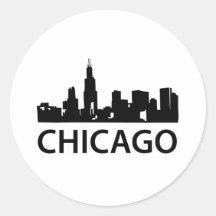 Horizon de Chicago Autocollants