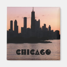 Horizon de Chicago Magnets Pour Réfrigérateur