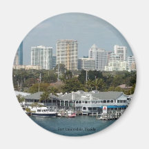 Horizon de Fort Lauderdale Magnets Pour Réfrigérateur