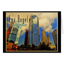 Horizon de Los Angeles Carte De Vœux