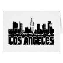 Horizon de Los Angeles Carte De Vœux