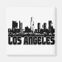 Horizon de Los Angeles Magnets Pour Réfrigérateur