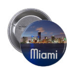 Horizon de Miami au crépuscule Badges