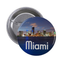Horizon de Miami au crépuscule Badges