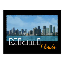 Horizon de Miami Carte Postale