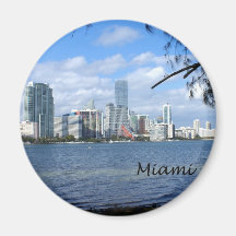 Horizon de Miami Magnets Pour Réfrigérateur