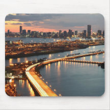 Horizon de Miami Tapis De Souris