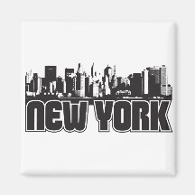 Horizon de New York Aimant Pour Réfrigérateur