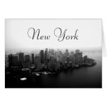 Horizon de New York Carte De Vœux