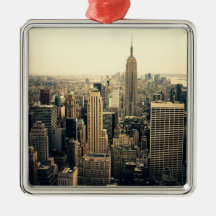 Horizon de New York City Ornement De Noël
