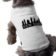 Horizon de New York T-shirt Pour Chien