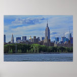 Horizon de NYC de l'East River 002 Posters
