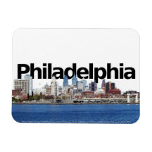 Horizon de PA de Philadelphie avec Philadelphiin l Magnet Souple