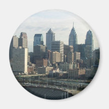Horizon de Philadelphie Magnets Pour Réfrigérateur