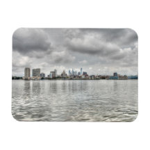 Horizon de Philly Magnets Rectangulaires