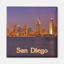 Horizon de San Diego Magnets Pour Réfrigérateur
