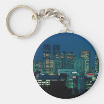 Horizon de Shinjuku au crépuscule, Tokyo, Japon Porte-clés